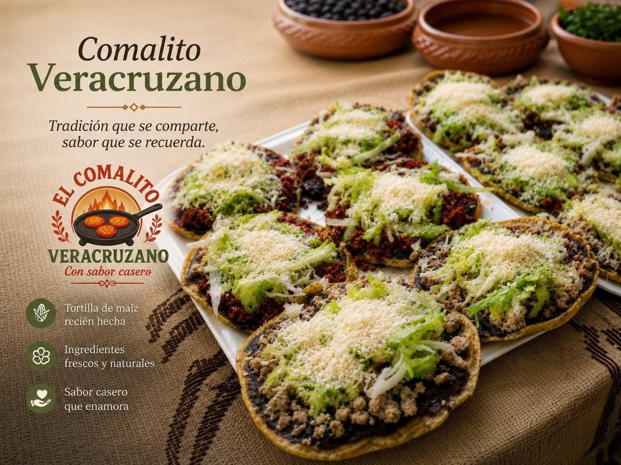 El Comalito Veracruzano: Antojitos Mexicanos con Sabor Casero