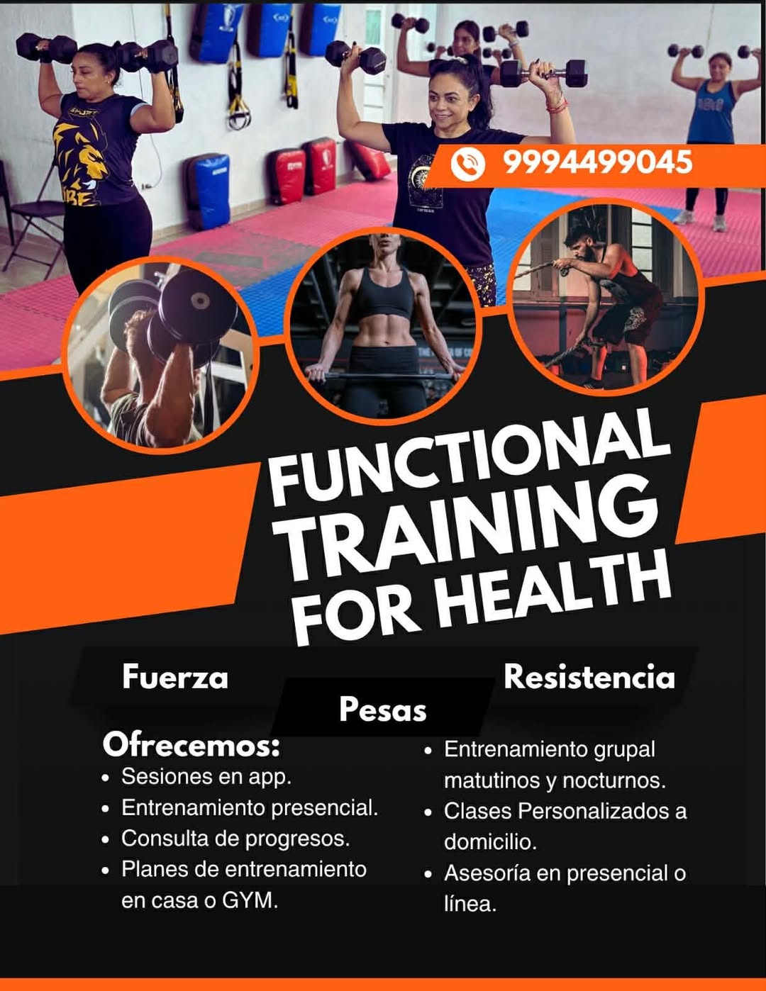 Entrenamiento Funcional y Fuerza para la Salud y la Condición Física