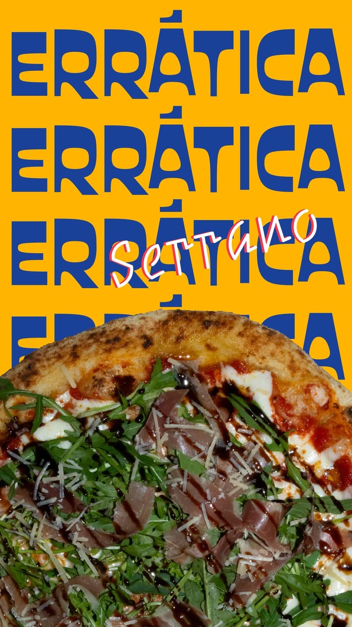 Errática Pizzas Dark Kitchen Menú Variado