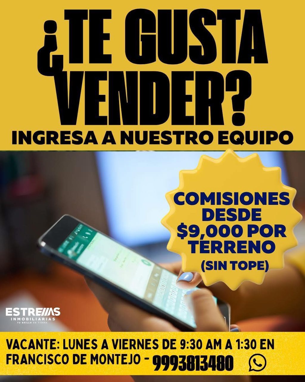 Estrellas Inmobiliarias Reclutamiento — Francisco de Montejo