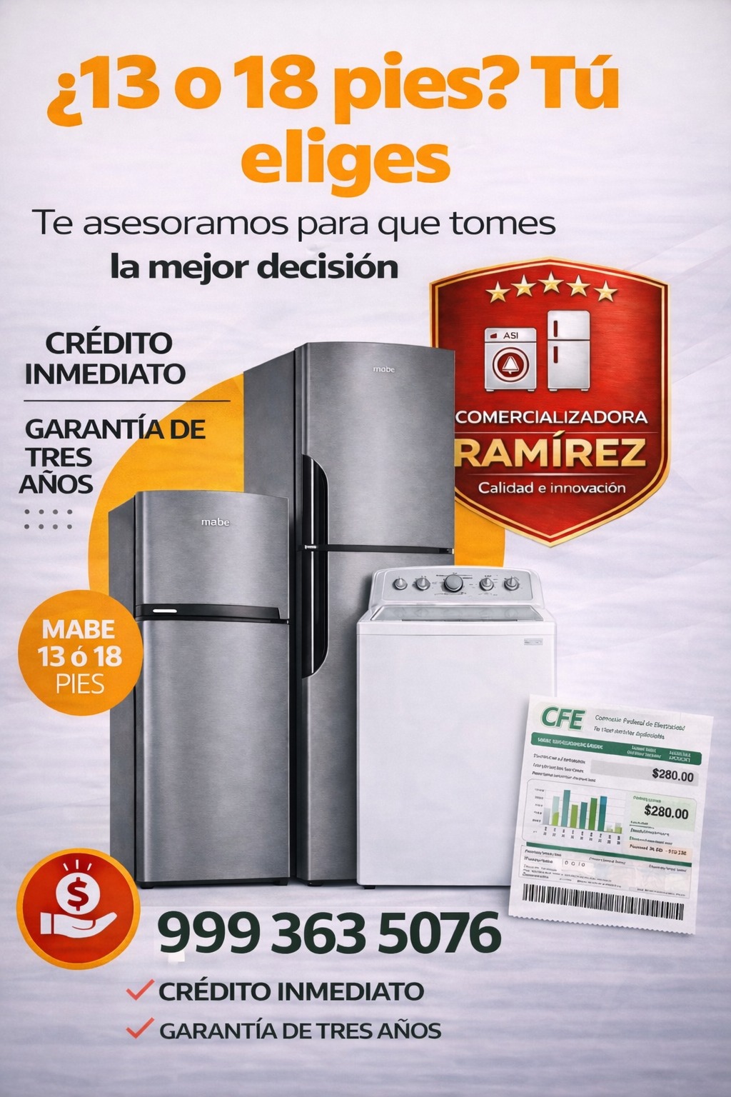 Estrena Fácil: Planes accesibles para tu refrigerador con garantía de tres años