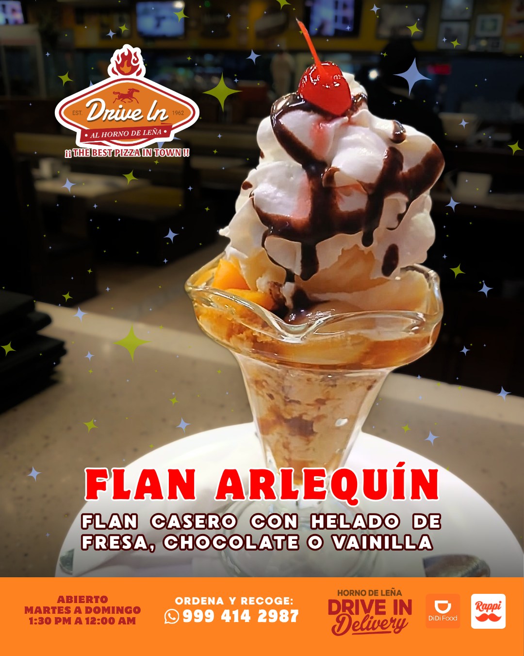 Flan Arlequín al Horno de Leña: Postres Dulces Tradicionales