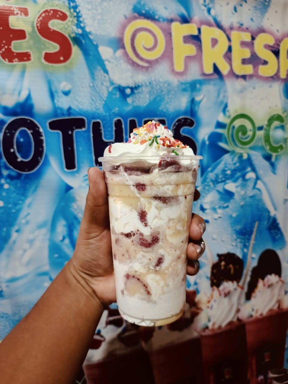 Fresas con crema