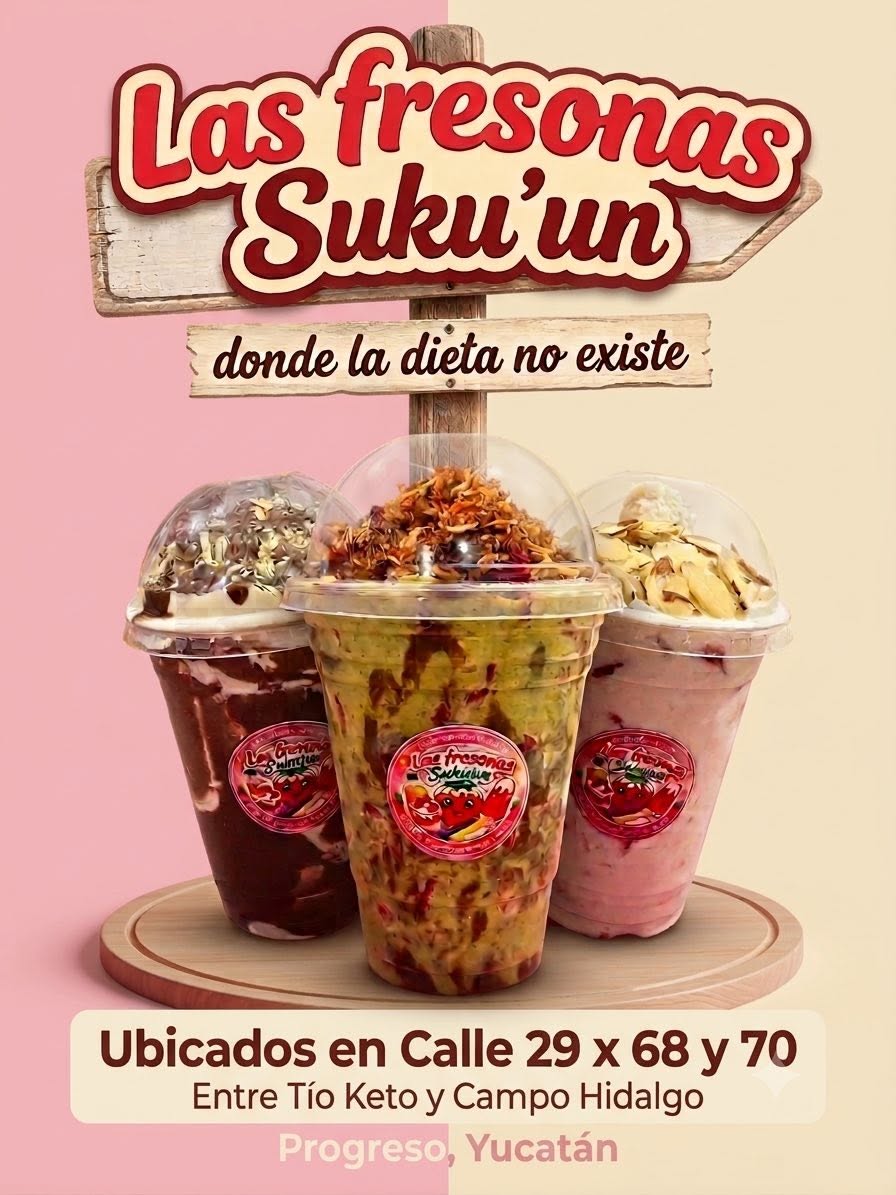 Fresas con Crema y Cafés Fríos en Centro