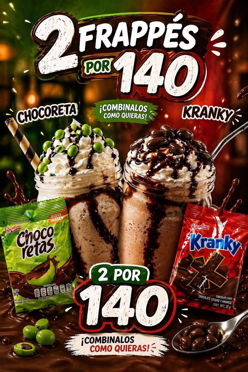 Fresas con Crema y Frappes