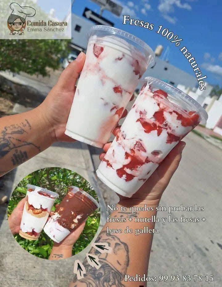 Fresas con Crema y Postres Artesanales