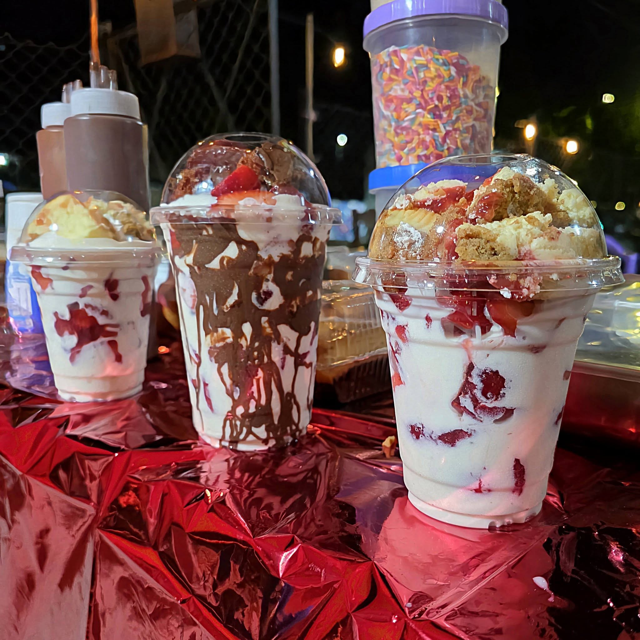Fresas con Crema y Rebanafresas