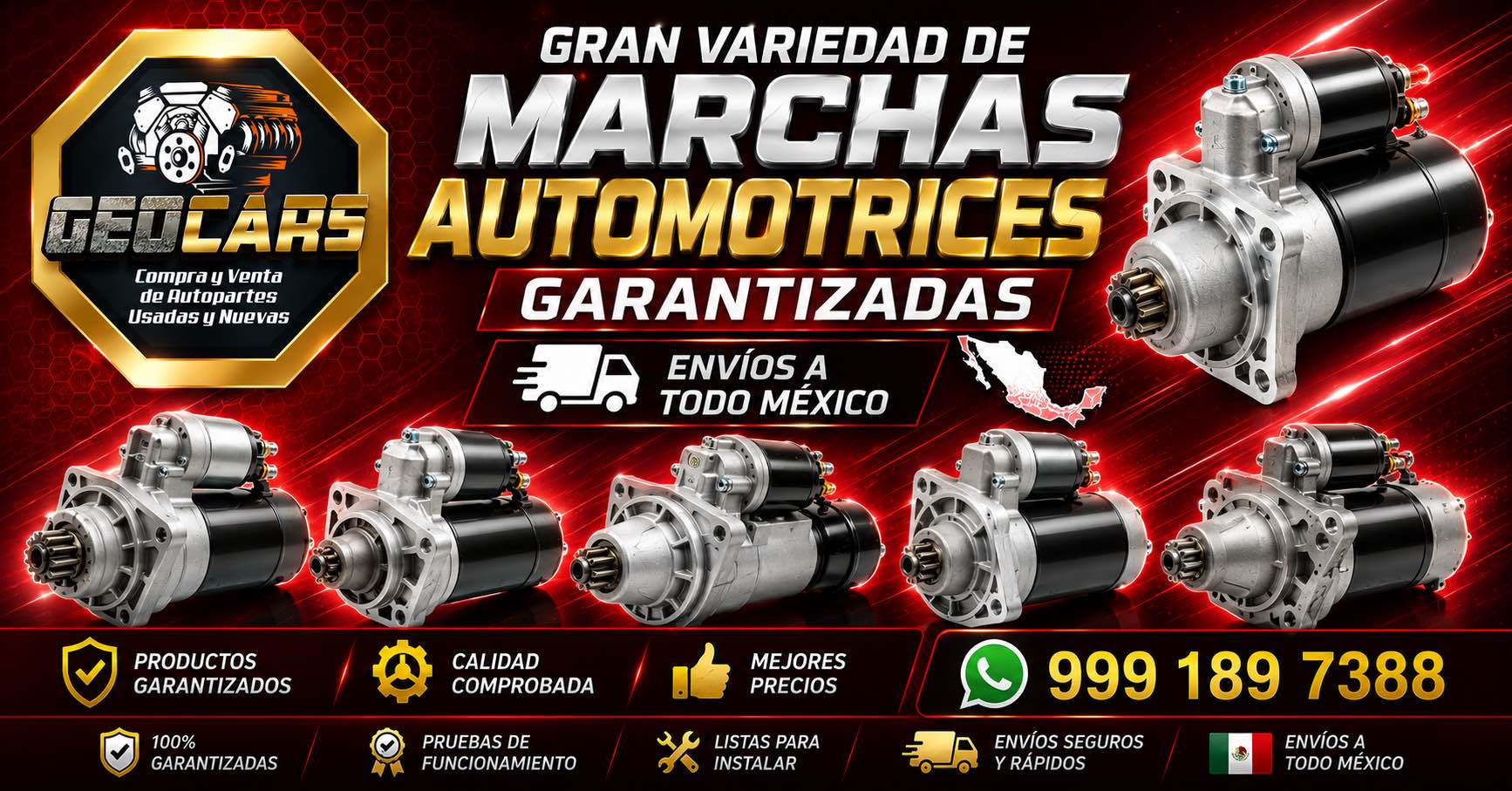 GENCARS: Compra y Venta de Marchas Automotrices Usadas y Nuevas con Garantía