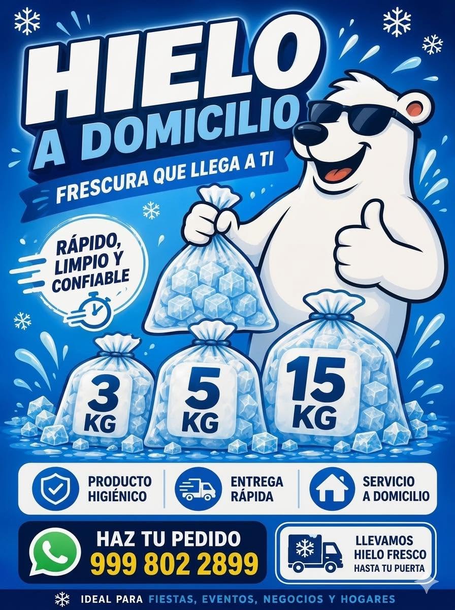 Hielo Purificado a Domicilio