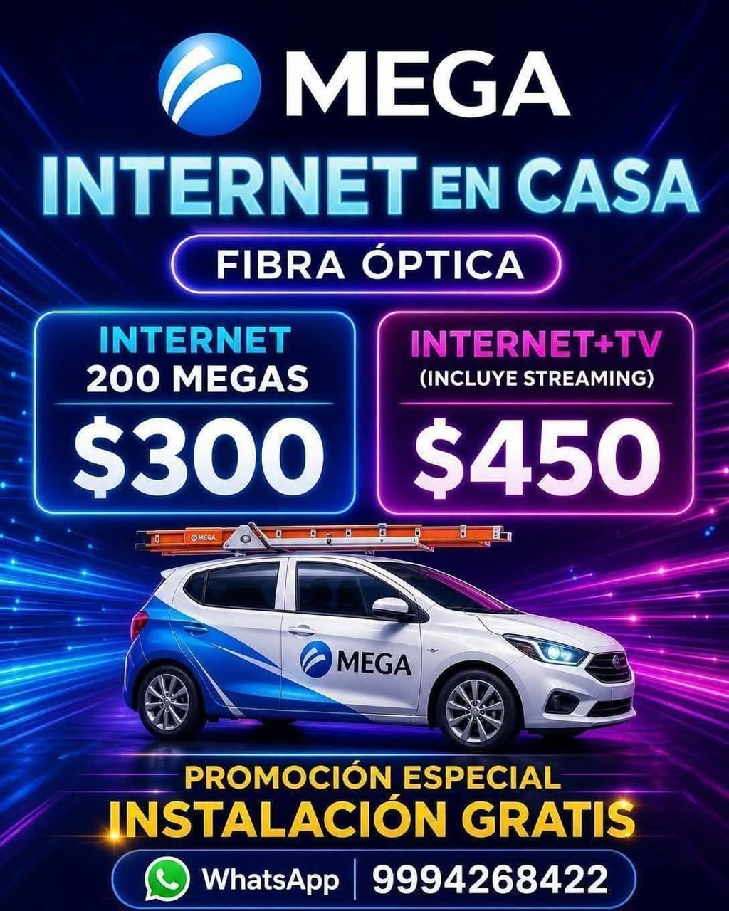 Instalación Internet — Polígono 108
