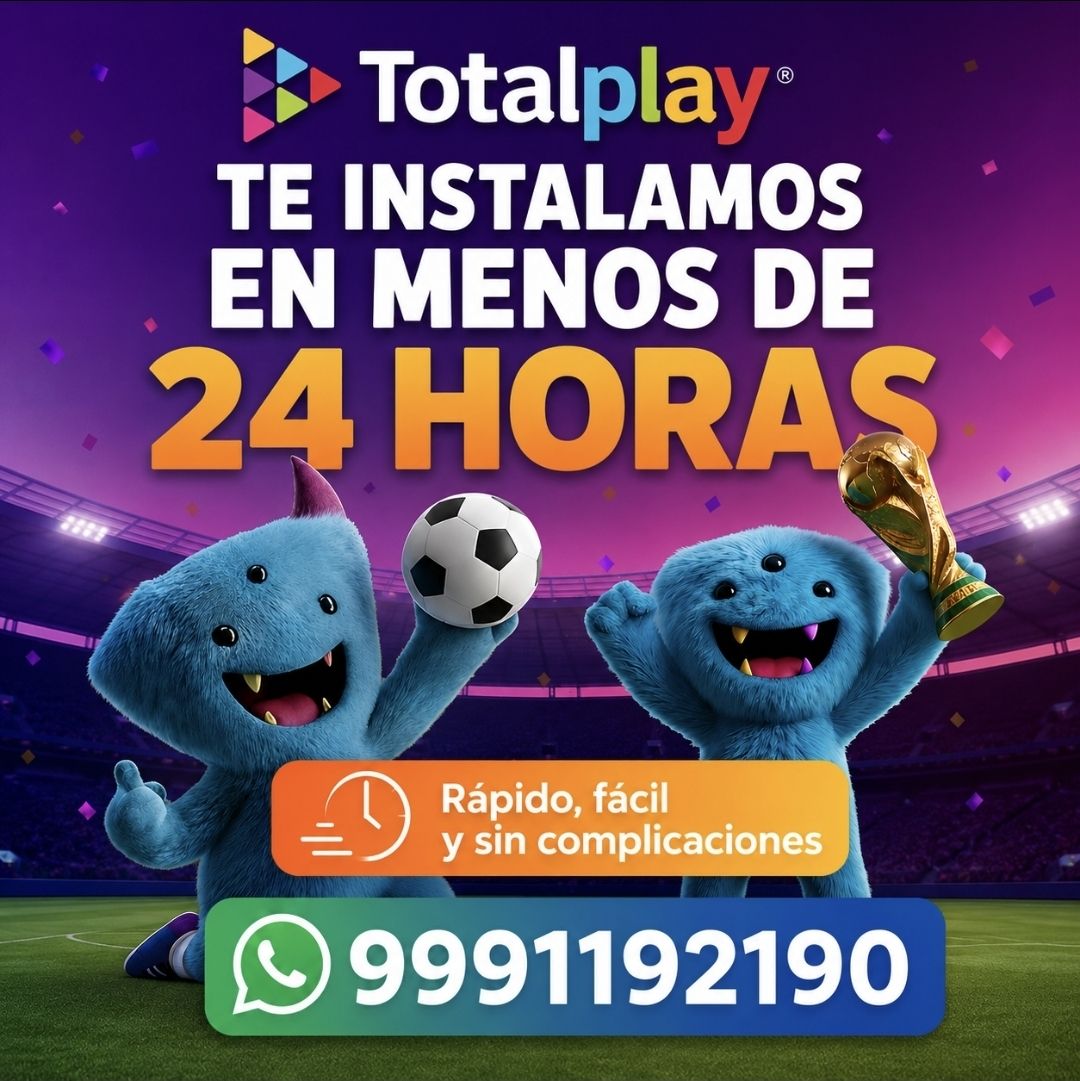 Instalación Totalplay en menos de 24 horas: Internet, TV y entretenimiento rápido