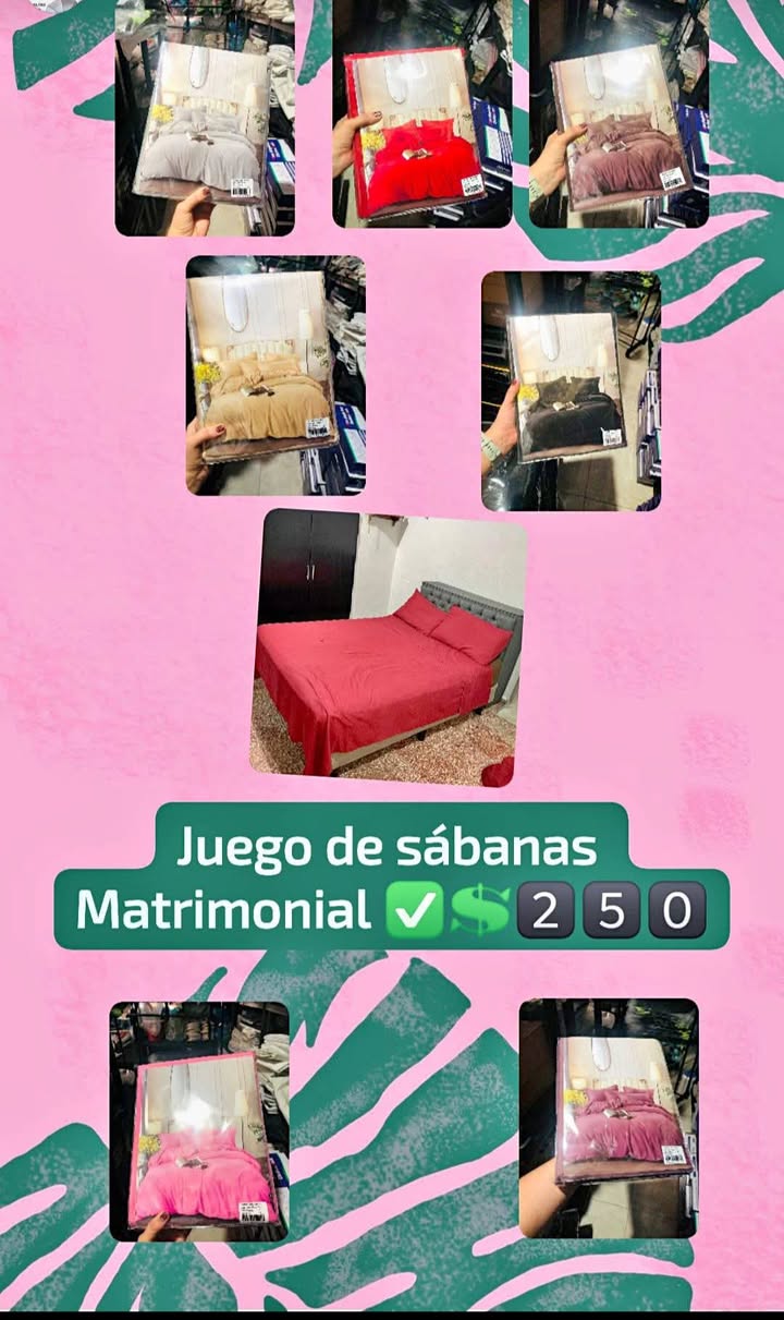 Juego de Sábanas Matrimonial