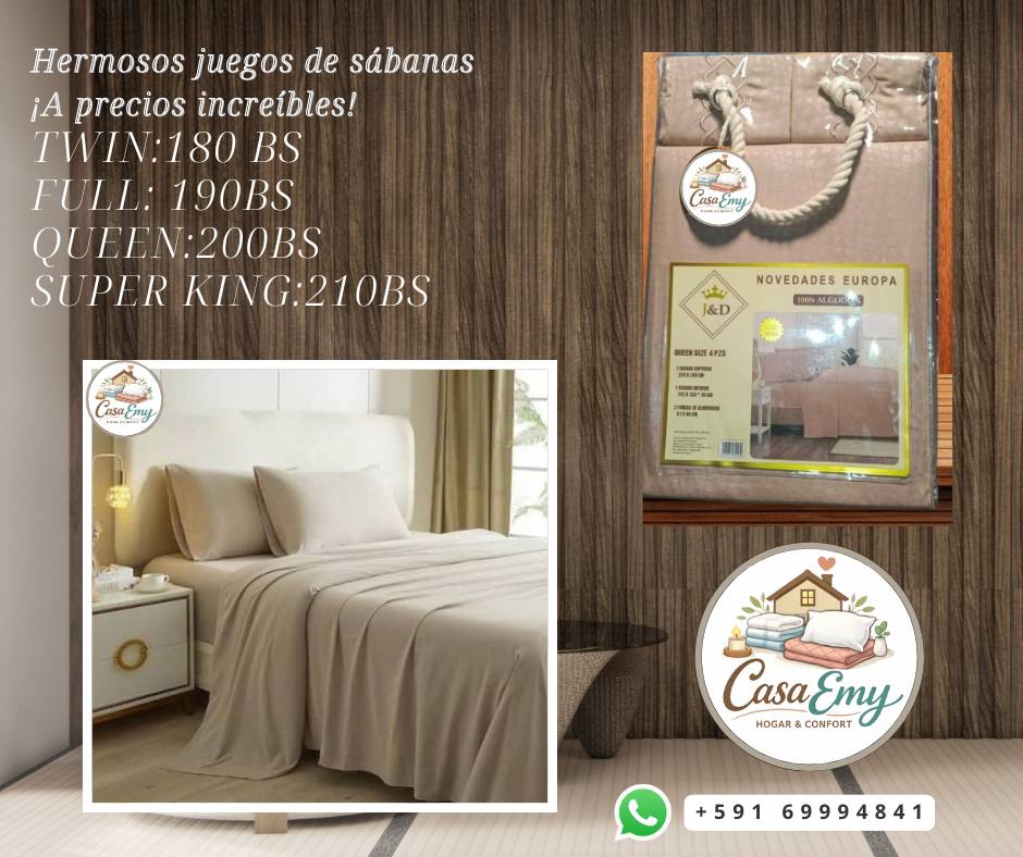 Juegos de Sábanas y Ropa de Cama con Precios Increíbles para tu Hogar