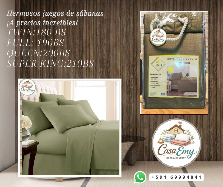 Juegos de Sábanas y Ropa de Cama con Precios Increíbles para tu Hogar