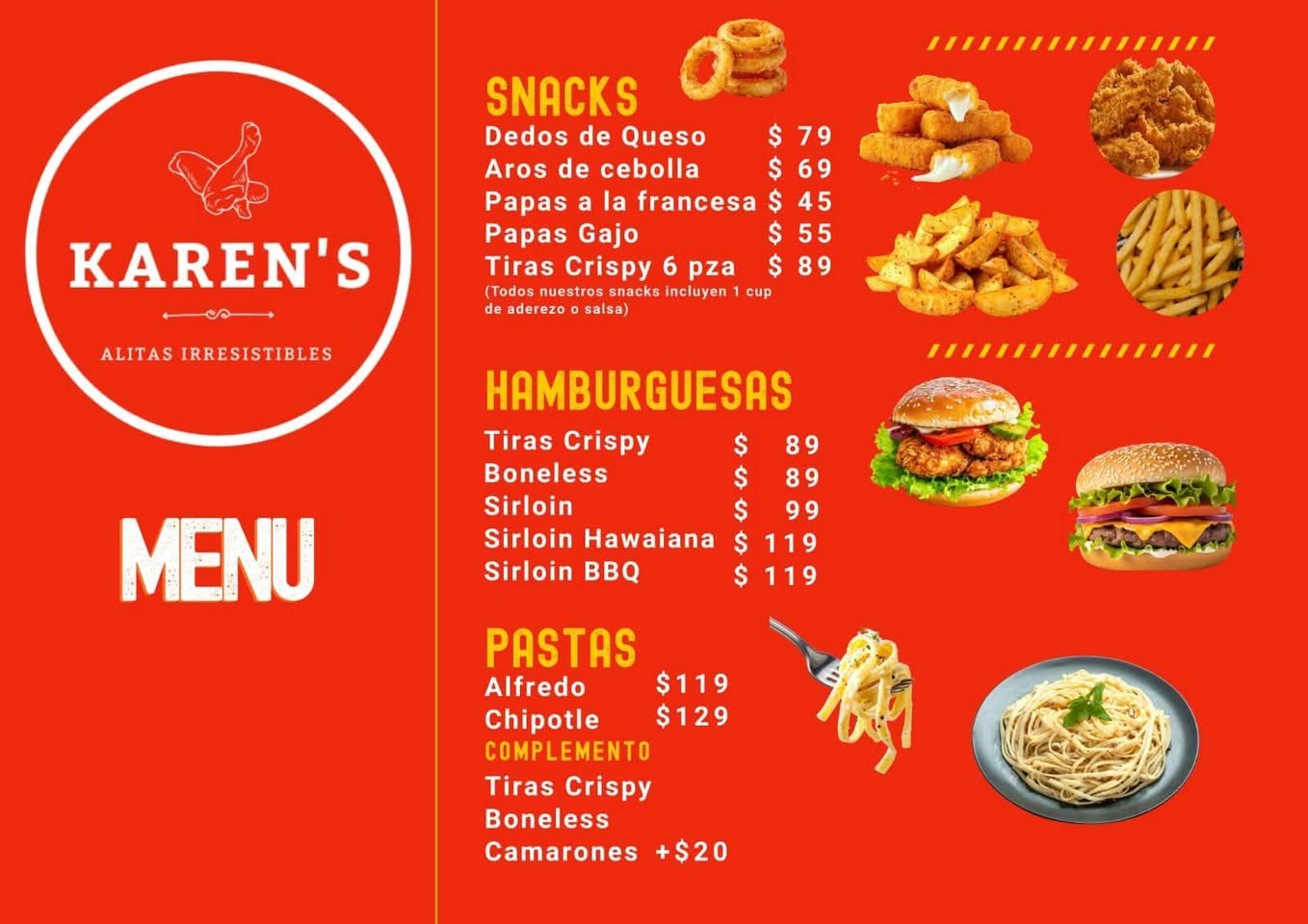 Karen's Alitas: Promociones de Alitas Frescas para Martes y Jueves