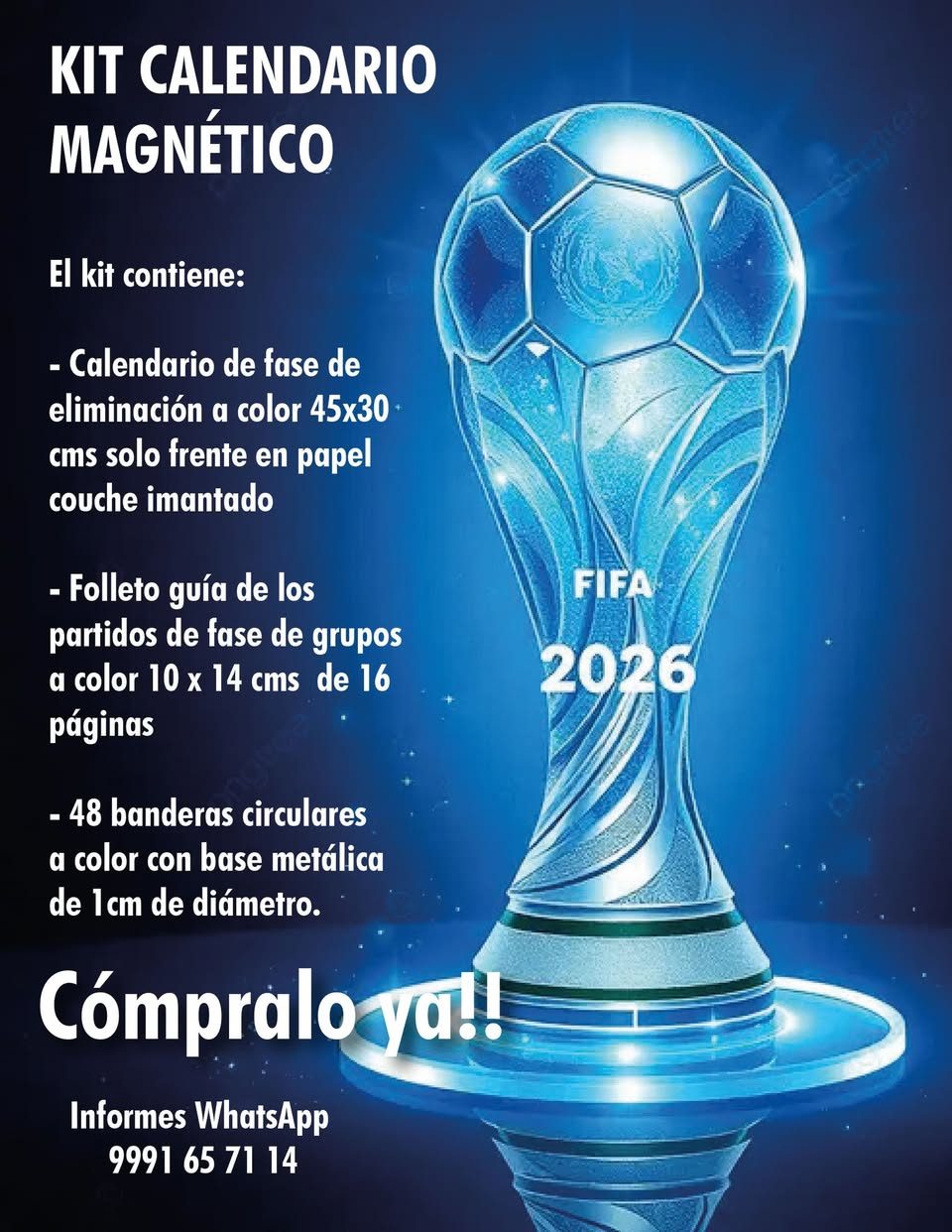 Kit Calendario Magnetico FIFA 2026