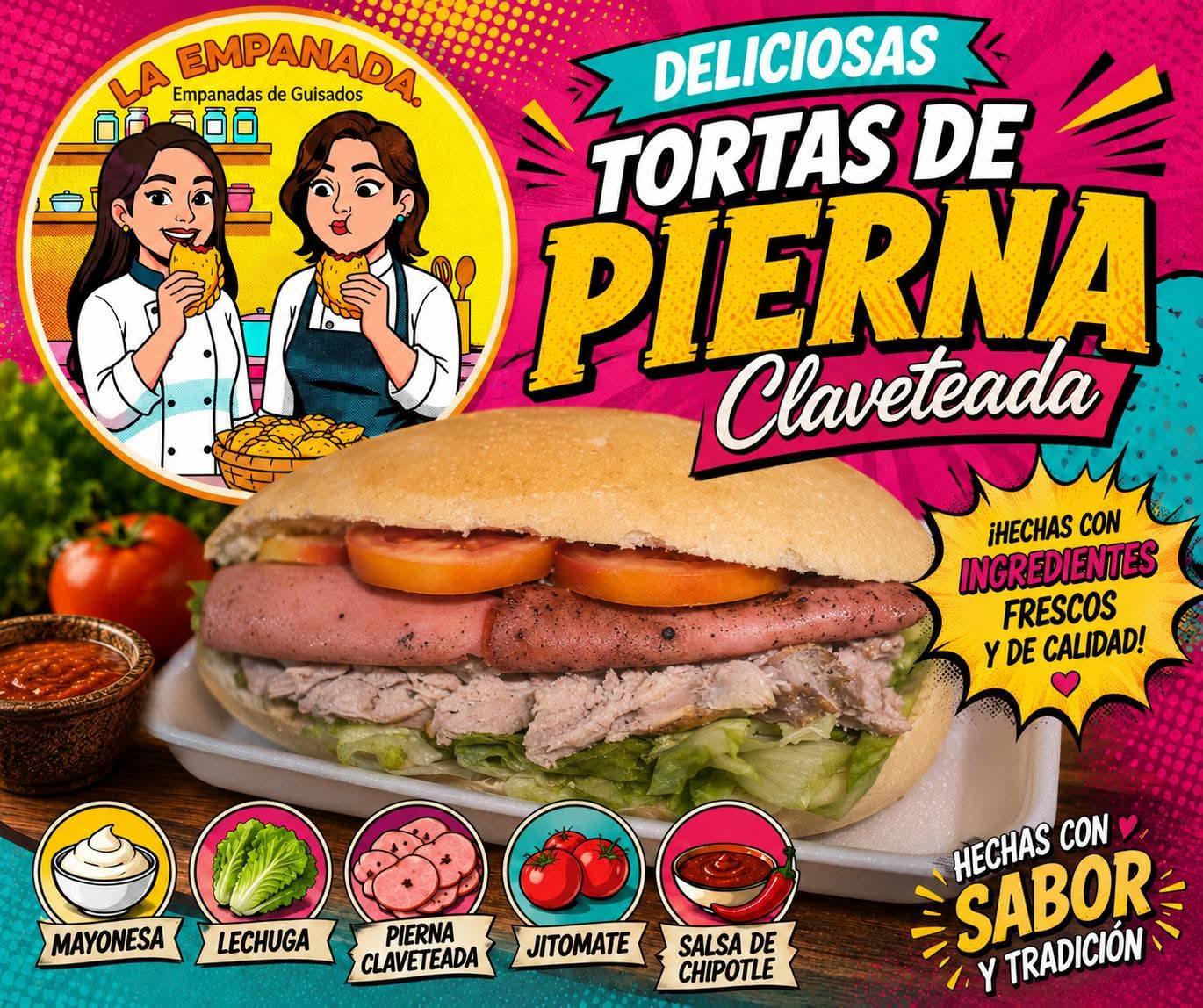 La Empanada: Antojo Casero de Empanadas, Sopes, Tortas y Hamburguesas en Yucatán