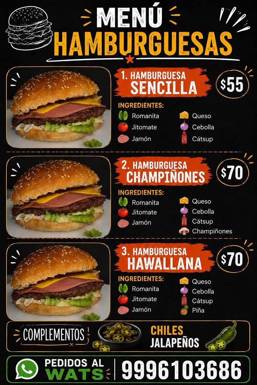 La Empanada: Antojo Casero de Empanadas, Sopes, Tortas y Hamburguesas en Yucatán