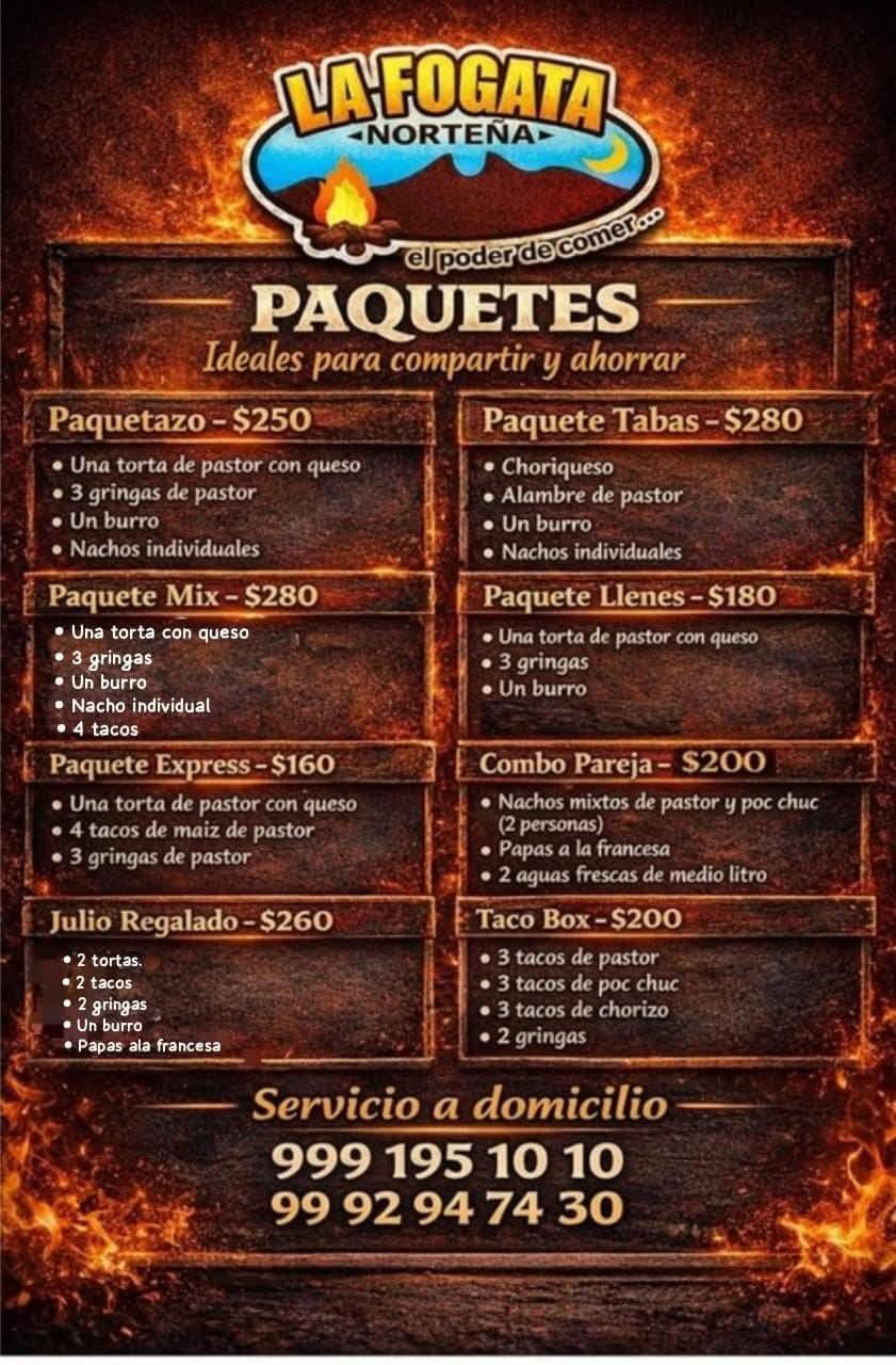 La Fogata Norteña Sucursal Terranova: El placer de comer platillos preparados al momento