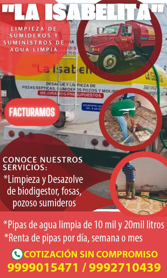 La Isabelita Limpieza de Sumideros y Suministros de Agua Limpia