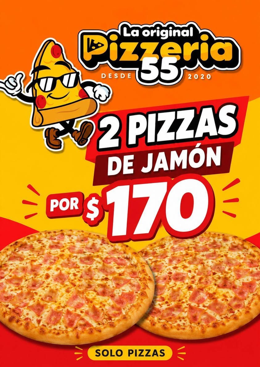 La original Pizzería 55 mx - Pizzas y promociones