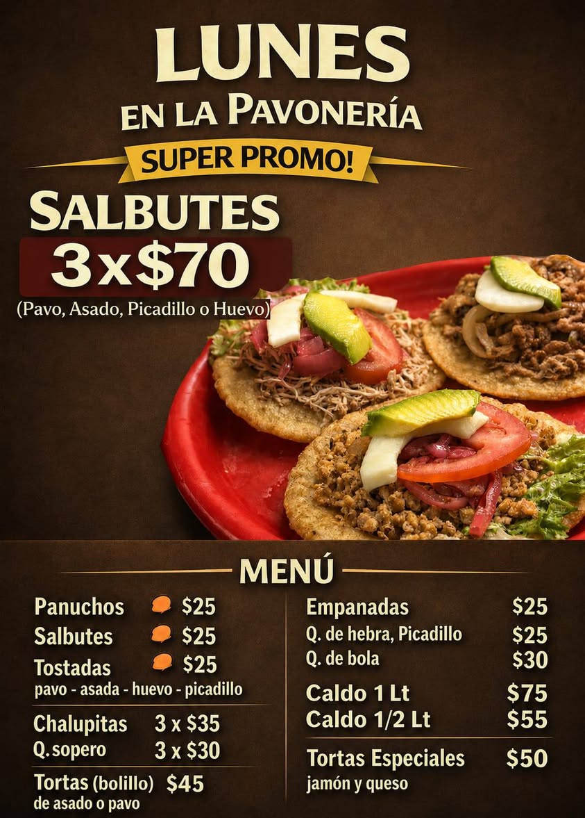 La Pavonería - Comida Yucateca