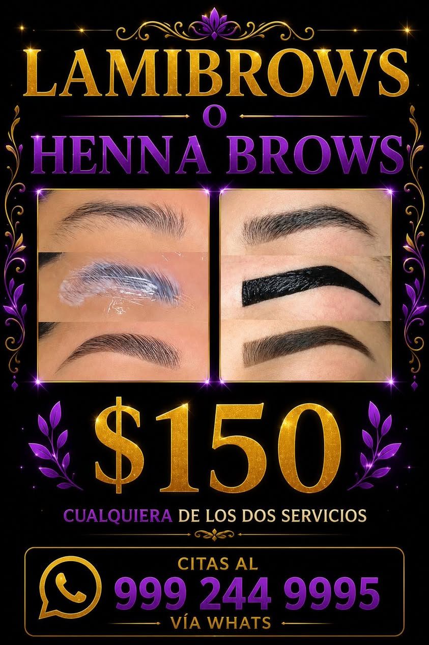 Lambibrows y henna brows — Cecilio Chi