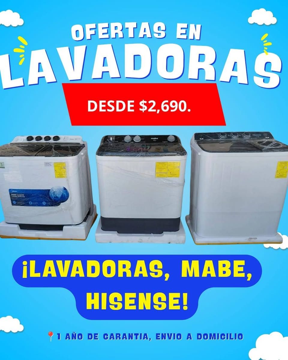 Lavadoras y Muebles — San José Tecoh