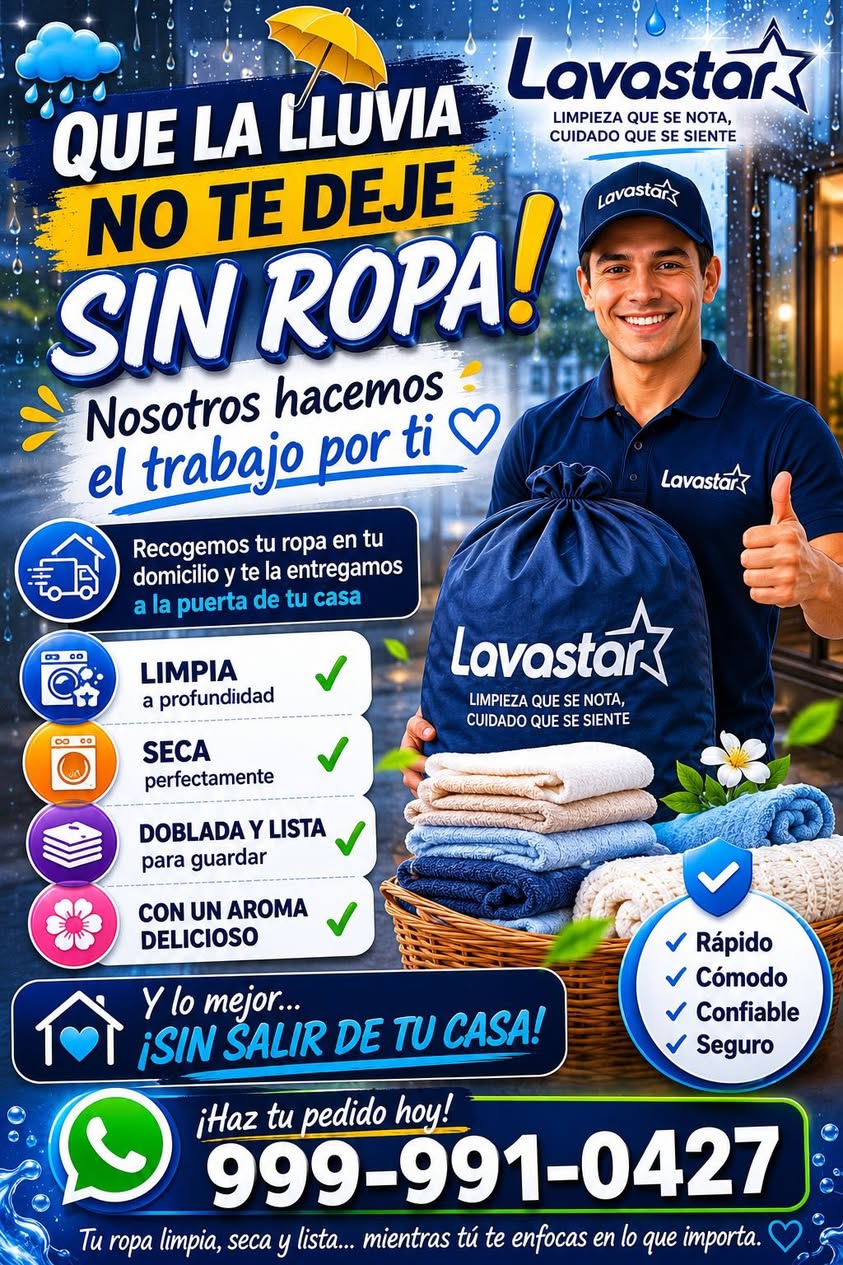 Lavastar: Servicio de Lavandería a Domicilio con Ropa Limpia, Seca y Doblada