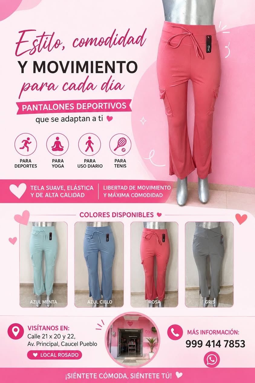 LilyShop Caucel: Moda deportiva y cómoda para yoga, tenis y uso diario