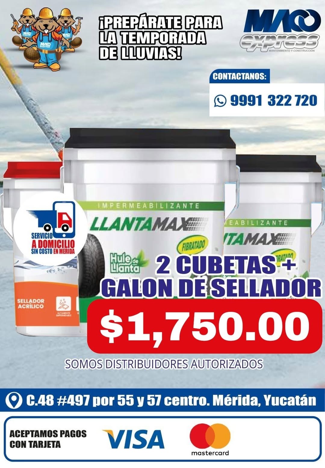 Llantamax: Impermeabilizantes y Selladores para su hogar en Mérida