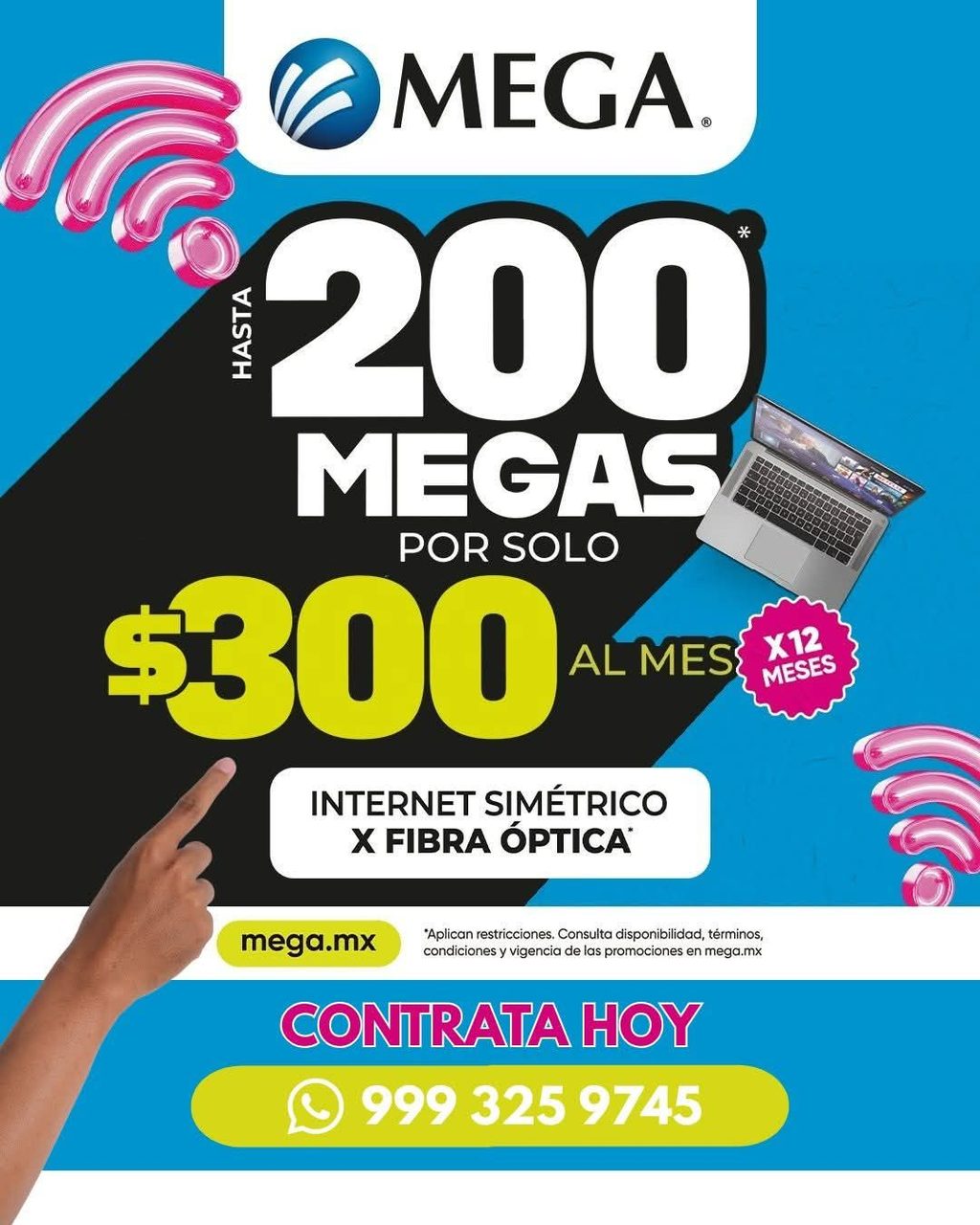 Megacable internet fibra optica — San José Tecoh