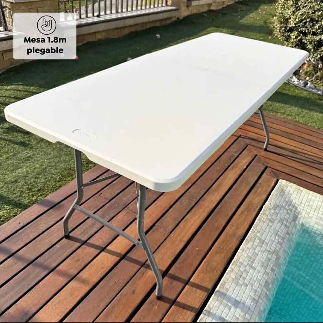 Mesa Plegable de Plástico Portafolio de 1.8 metros para venta