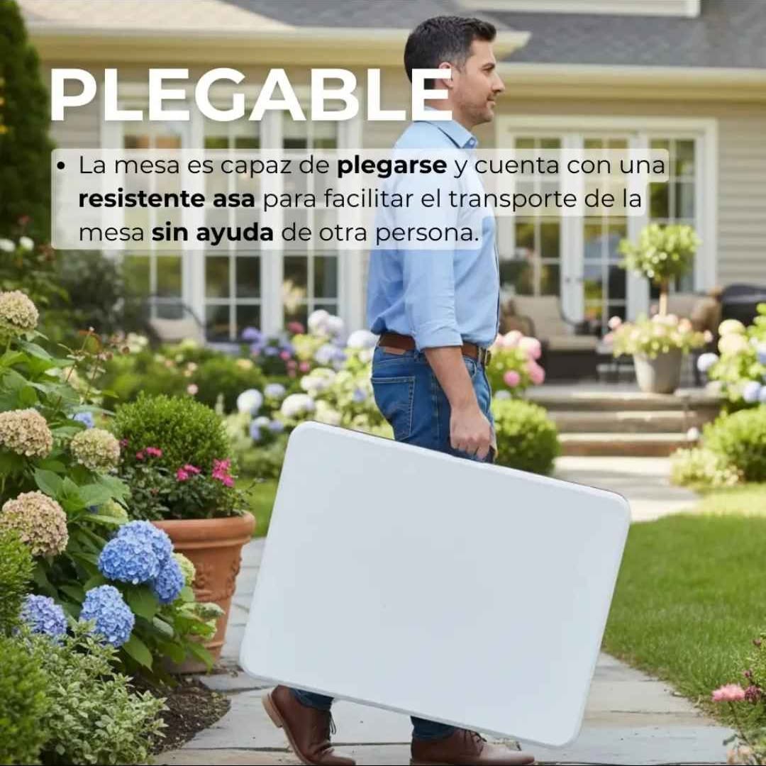 Mesa Plegable de Plástico Portafolio de 1.8 metros para venta