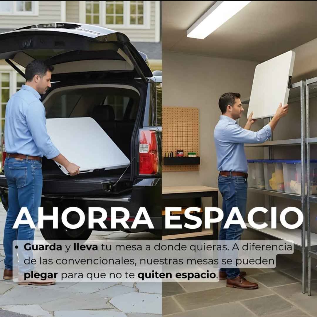 Mesa Plegable de Plástico Portafolio de 1.8 metros para venta