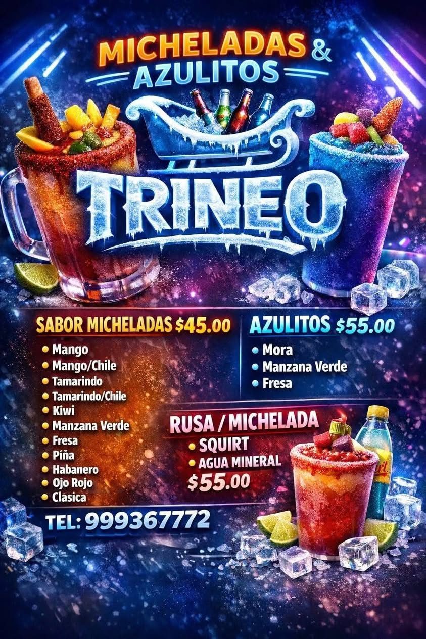Micheladas y Azulitos Trineo — Kanasín