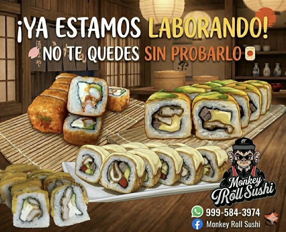 Monkey Roll Sushi — San José Tecoh