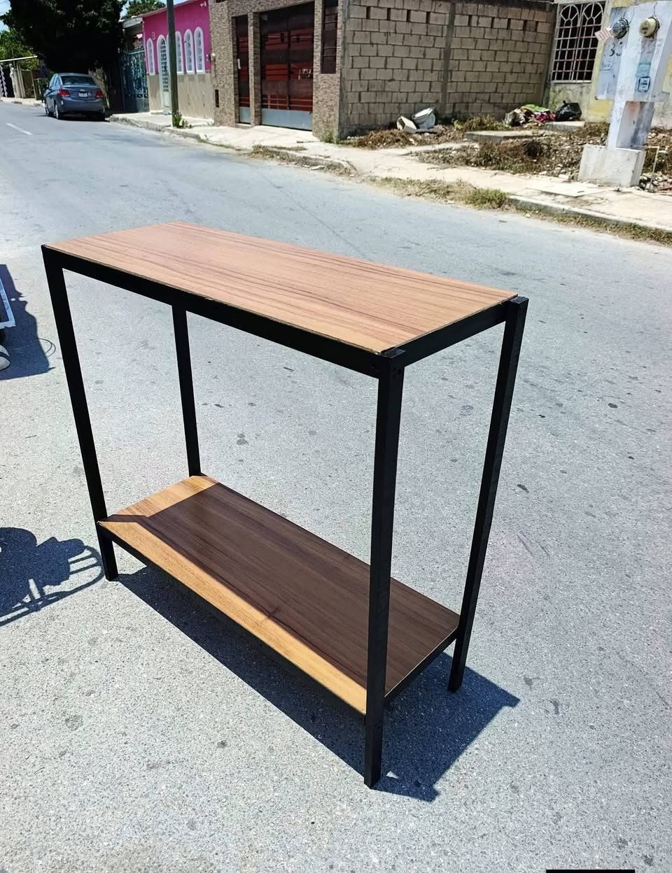Mueble de TV Credenza en Madera de Parota — Vergel