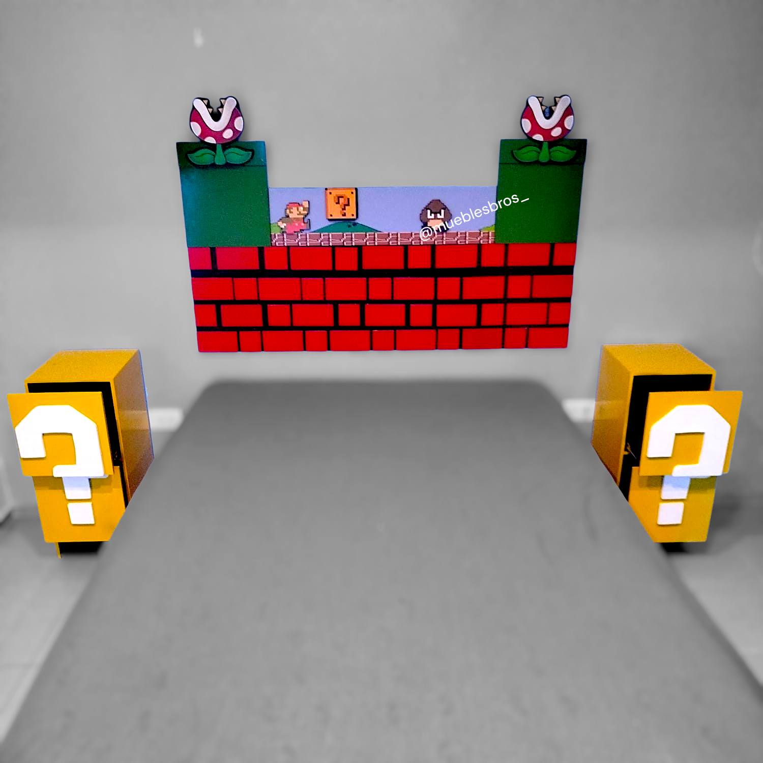 Muebles Bros: Repisas y muebles inspirados en la fiebre de Mario y Nintendo