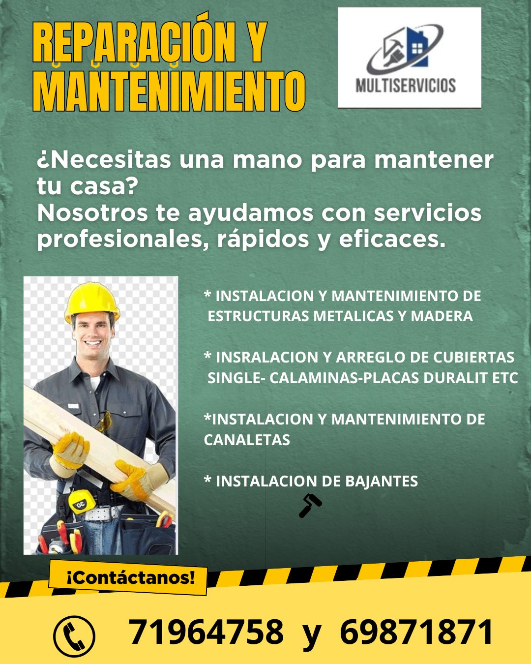 Multiservicios: Reparación, Mantenimiento y Servicios para tu Casa en Yucatán