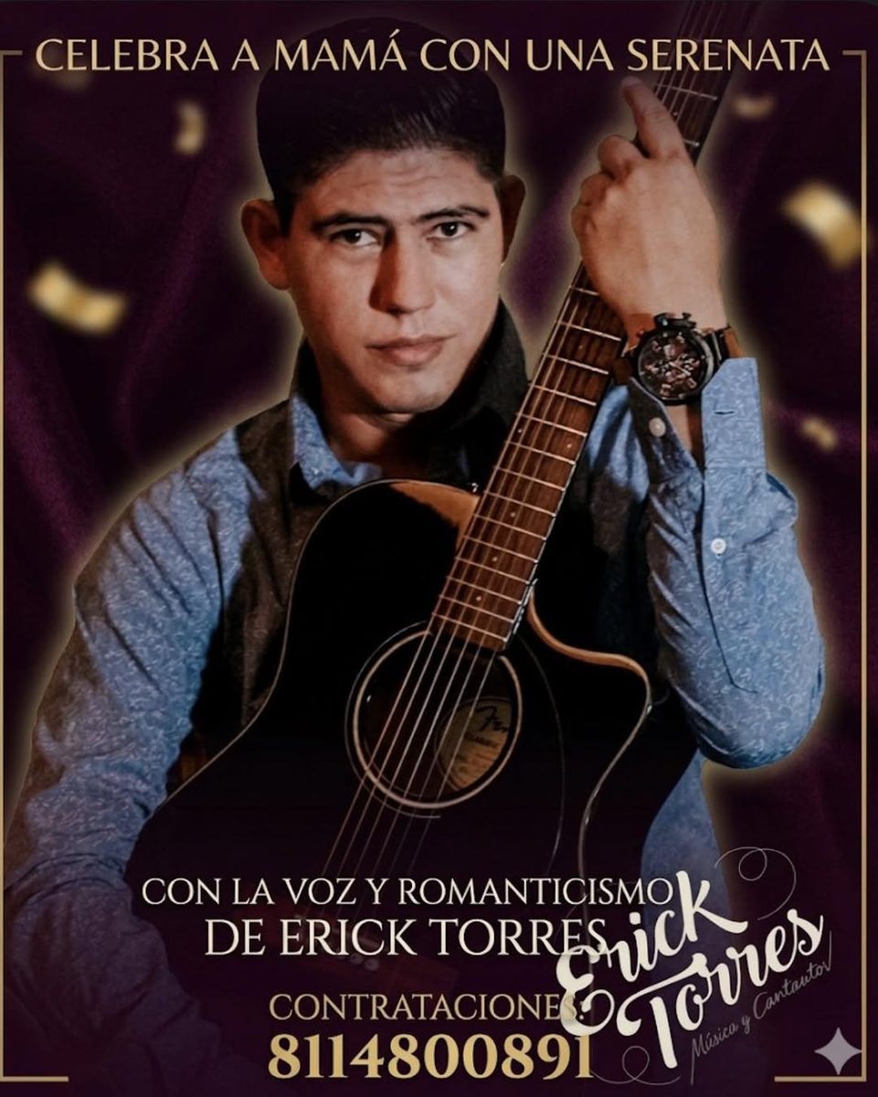 Serenatas a domicilio con guitarra, Erick Torres