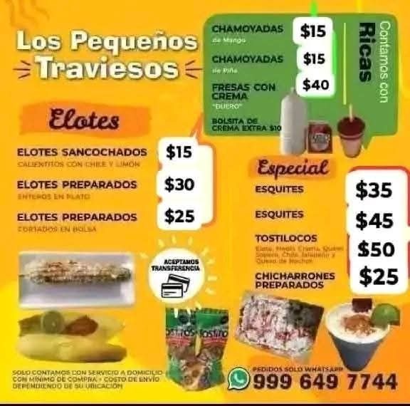 Antojitos Y Botanas Los Pequeños Traviesos