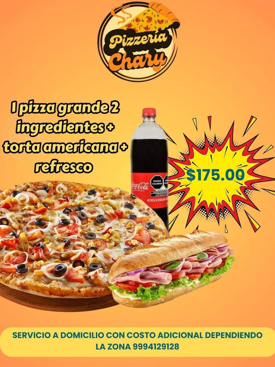 Pizzería Chary - Promociones de Pizza