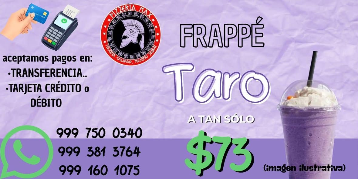 Pizzeria Max: Cena Especial y Frappé para el Día de las Madres