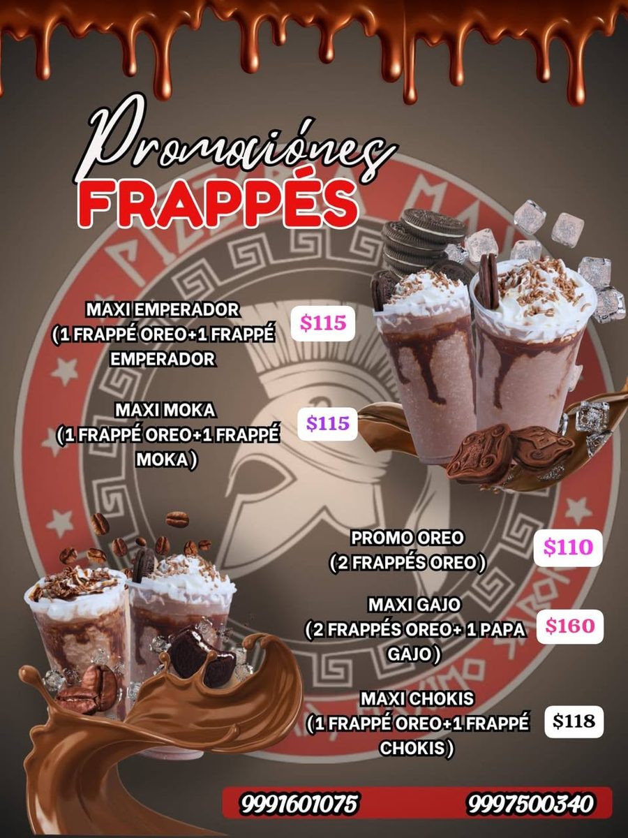 Pizzeria Max: Cena Especial y Frappé para el Día de las Madres