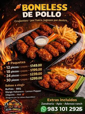 Hamburguesas Y Snacks ALFA Y OMEGA — Pensiones