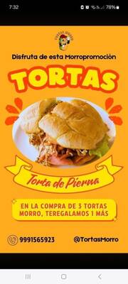 Tortas Morro - Promoción de Tortas — Fidel Velázquez