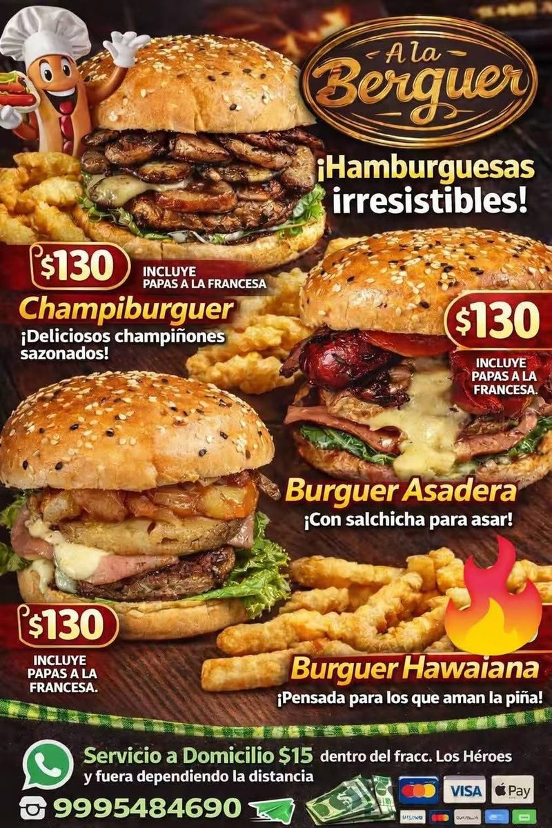 A la Berguer - Hamburguesas
