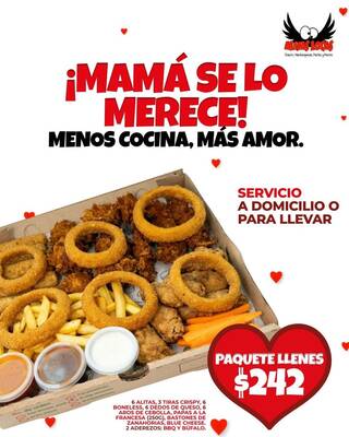 Alitas Locas Xoclan: Paquetes para Mamá — Roble Agrícola