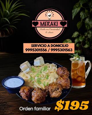 Meraki Oriente - Servicio a Domicilio de Comida — Fidel Velázquez